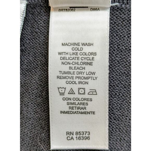 NEW Villager Woman Liz Claiborne Sleeveless Sweater XL Black Tan Shell V-Neck - Picture 9 of 9